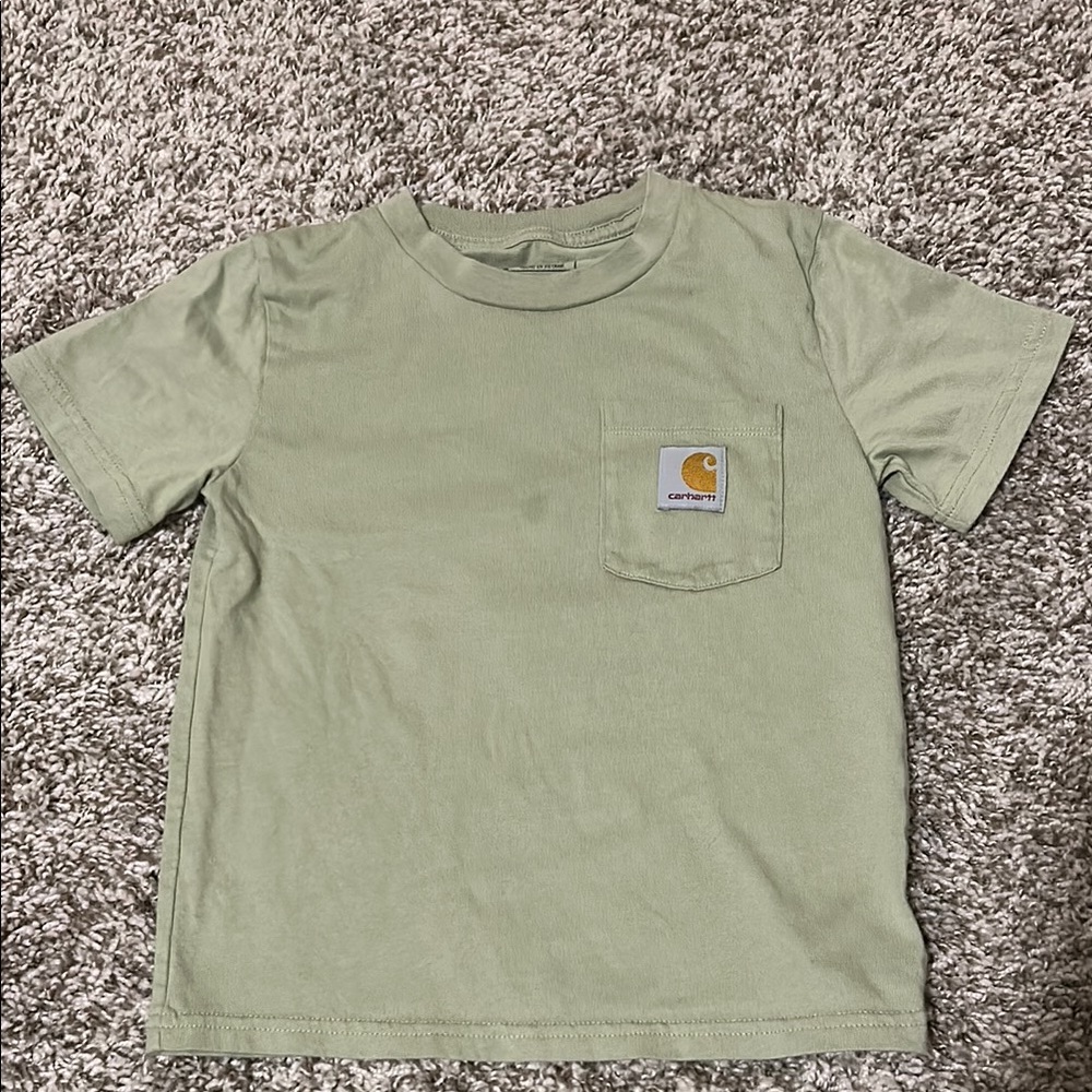 Carhartt Green Short Sleeve Tee Classic Crew Neck